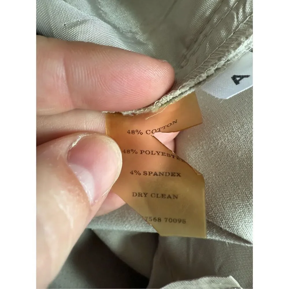 Ann Taylor Dress Pants- Khaki- Size 8T - Picture 5 of 6